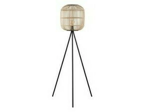 Lampa stojací EGLO STL 1 E27 SCHWARZ HOLZ BORDESLEY