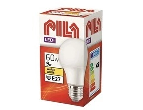 LED žárovka PILA 60W A60 E27 WW FR ND, nestmívatelná