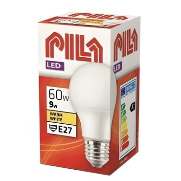 LED žárovka PILA 60W A60 E27 WW FR ND, nestmívatelná