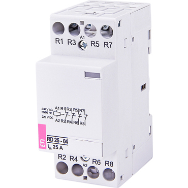 ETI 002464016 modulární stykač, RD 25-04-230V AC/DC