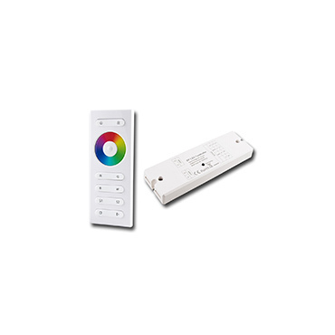 Sada MC LED RF ovladač-RGBW, 1 zóna, bílý+přijímač