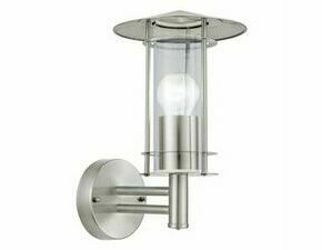 Svítidlo venkovní EGLO AL-WL 1 E27 EDELSTAHL KLARLISIO, nástěnné