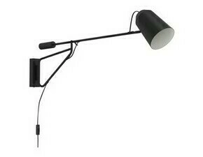 Svítidlo nástěnné EGLO WL 1 E27 SCHWARZ WS LORETO 1