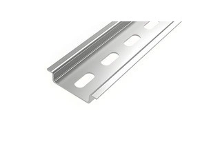 DIN lišta DEG 35x7,5x1000 mm, perforovaná, pozink., 1 m