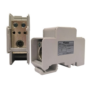 BEČOV UB12050.21 Distribuční blok DTB 120/2x50+3x16 šedý