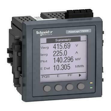 SCHN METSEPM5650 Analyzátor PM5650, Modbus, Ethernet, 4DI/2DO se zachycením tvaru vlny RP 0,71kč/ks