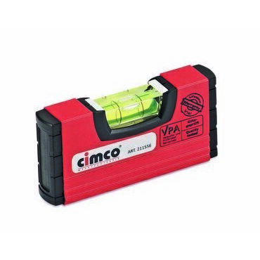 CIMCO 211556 Umělohmotná vodováha MINI 100 x 20 x 50 mm