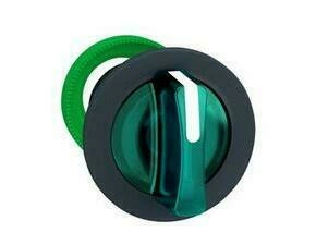 SCHN ZB5FK1333 Zapuštěné provedení,  Otočný ovládač prosvětlený, Zelený, 3 pozice pevné