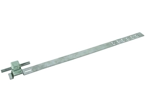 DEHN 204169  Podpěra vedení UNIsnap, nerez/plast šedý H 16mm, pro prům. 8mm, se vzpěrou L 475mm DEHN DEHN