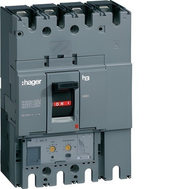 HAG HMW401JR Kompaktní jistič h3+ P630 LSI 50 kA, 4-pólový, In 400 A