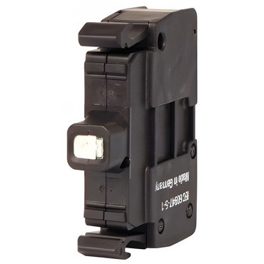 EATON 216569 M22-CLED-W Prvek LED bezšroubové svorky, čelní upevnění, 12-30VAC/DC, 8-15mA, bílá