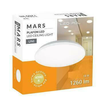 LED svítidlo stropní LED POL ORO-MARS-18W-DW