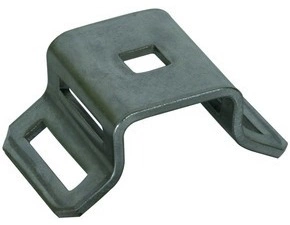 DEHN 106320  Třmen pro pásku 25mm nerez se čtvercovým otvorem 9 mm, na trubky D 50-300mm DEHN DEHN