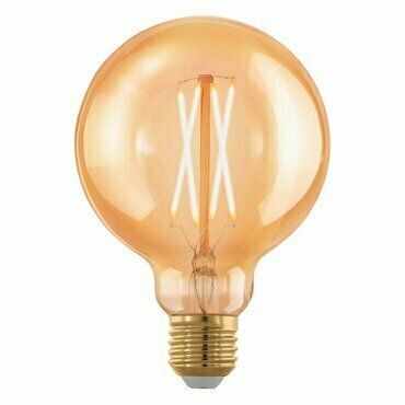 LED žárovka EGLO LM-E27-LED G95 4W AMBER 1700K 1STK