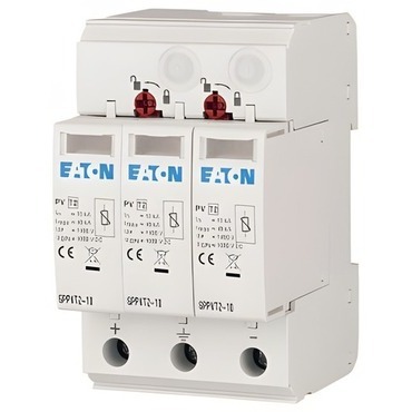 EATON 176090 SPPVT2-10-2+PE Svodič přepětí T2 (II, C), fotovoltaické aplikace 1000V DC, max.zkrat.pr