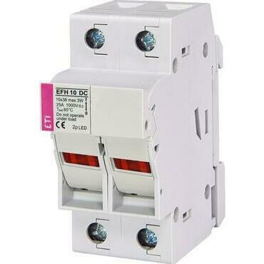 ETI 002540513 pojistkový spodek, EFH 10 DC 2p LED AD