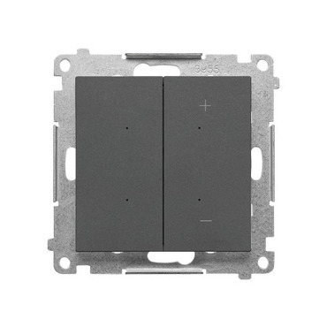 SIMON TESL1.01/116 Stmívač pro stmívatelné LED, tlačítkový (přístroj s krytem) bílá
