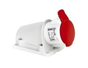 SCHN PKF32W433 PK PratiKa šroub. nást. zásuvka 32A IP44 380V 2P+PE 50-60Hz