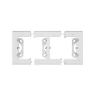 Krabice pro povrchovou montáž SIMON TPN2/114, 2 násobná (Duo, Line), světle šedá matná