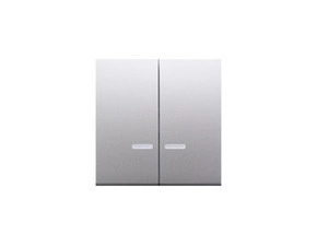 Kryt 2násobný SIMON DKW5L/43, stříbrná metalizovaná