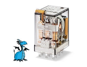 FINDER 55.33.8.230.0010 Relé prům.min., DIN, 3P/10A, 230V AC, MA RP 0,04kč/ks