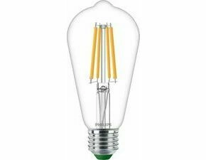 LED žárovka Philips MASTER Bulb ND 4-60W E27 827 ST64 CL G UE, nestmívatelná, čirá