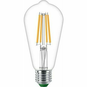 LED žárovka Philips MASTER Bulb ND 4-60W E27 827 ST64 CL G UE, nestmívatelná, čirá