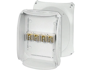 HEN DK 3534 S Krabcová rozvodka pro vnitřní a venkovní chráněné instalace IP 55/IP 66, se svorkovnic