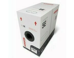 Kabel datový ARGOS CAT5E, FTP, PVC, Eca, 305 m, šedá