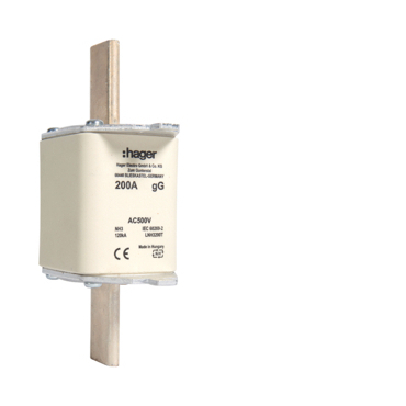 HAG LNH3200M Pojistka nožová NH3C gG 500V 200A dvojitá signalizace