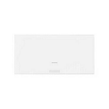 Kryt SIMON 10002135-230, s tlačítkem iO Master na baterii (3, 7V knoflíková baterie), bílá matná