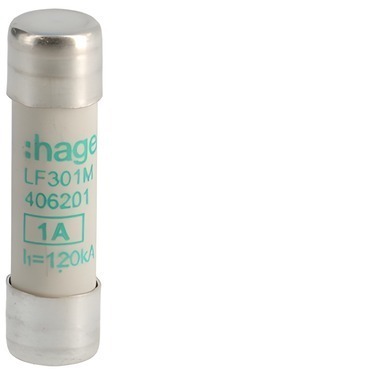 HAG LF301M Pojistka válcová, velikost 10x38, 1A aM, 500V AC