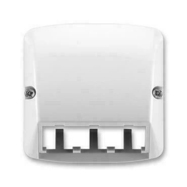 Kryt zásuvky ABB Tango 5014A-A00410 S, šedá, komunikační (pro prvky Panduit Mini-Com)