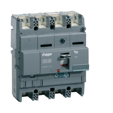 HAG HNT251DR Kompaktní jistič h3+ P250 TM 40 kA, 4-pólový, In 250 A