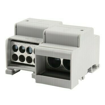 BEČOV UB2120BK21 Distribuční blok DTB 2x120/8x35 šedý