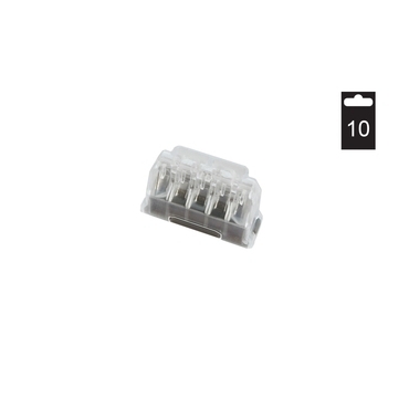 EL 1047110 Svorka krabicová SDK 5/10, bezšroubová (5x0,5-2,5mm2, transparentní, bal.=10ks) (bal.10)