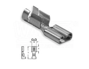 wpr9010 OBP-2.5-4508-SN lisovací konektor objímka plochá neizolovaná, 1,0 - 2,5 mm2, pro: 4,8 x 0,8