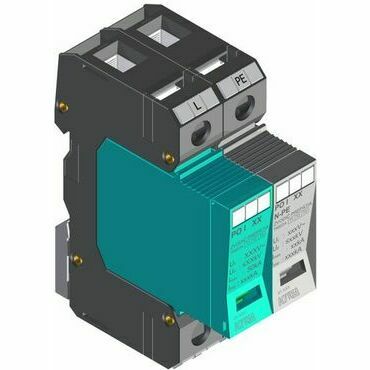 SEZ PO I 1+1 280V/12,5kA Přepěťová ochrana PO I 1+1 280 V/12,5 kA, modulární, vyměnitelná, B+C+D