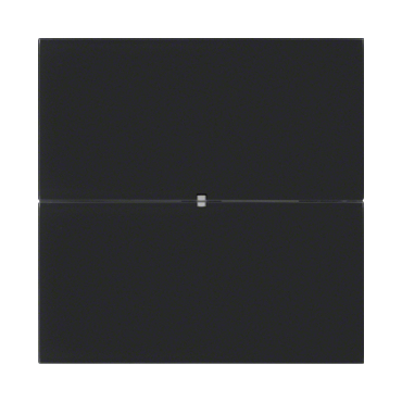 HAG 75162592 Senzor, tlačítkový, 2-násobný, Komfort, B.IQ, sklo, černá