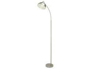 Stojací lampa Daron saténová chromová E27 1×40W RABALUX 5241