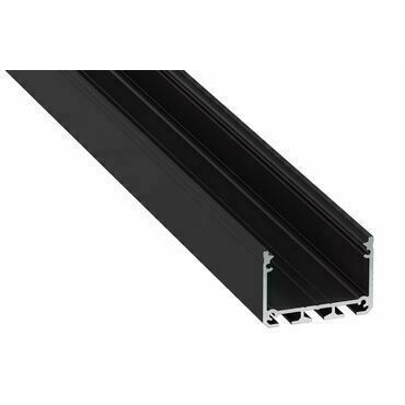 LED profil GREENLUX AL-PROFIL ILEDO BLACK 1M (10-0115-10)