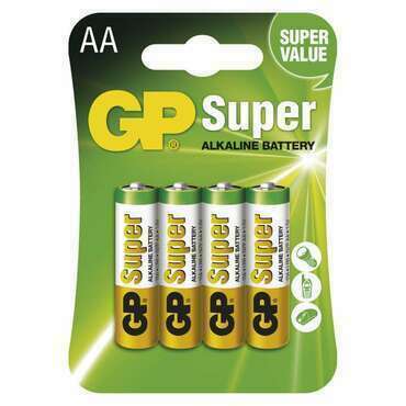 EMOS B1321 GP alkalická baterie SUPER AA (LR6) 4BL