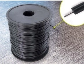 wpr4888 WT-DRT-1B vázací drátek potažený plastem PVC VINYL, černá, bal. 270 m