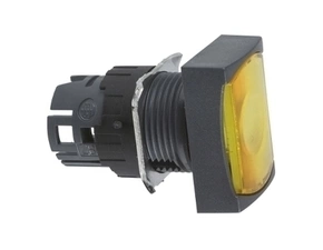 SCHN ZB6DW5 Ovládací hlavice stiskací prosvětlená, lícující s návrat. - žlutá
