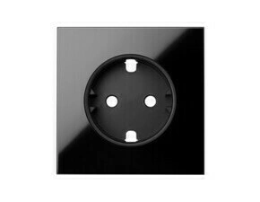 Kryt zásuvky SIMON 10000041-138, Schuko, černá