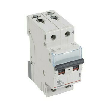 Jistič dvoupolový LEGRAND 403377 TX3 1+N B50 6000A