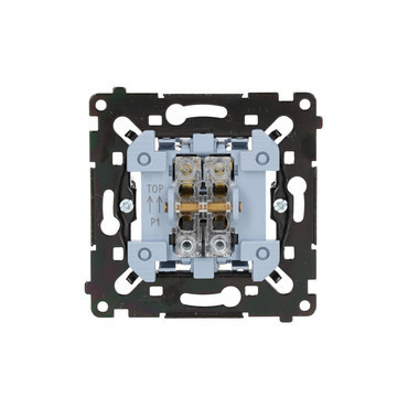 Spínač sériový SIMON SP2MR, 2násobný , řazení 5, 10 A/250 V~, bezšroubové svorky