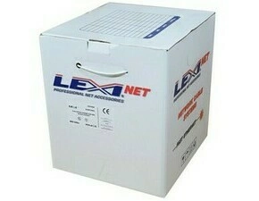 TELEX KL01EZS LEXI-Net kabel EZS 4 UTP PVC vodiče 2x0,5+2x0,8mm Eca, 500m samoodvíjecí box