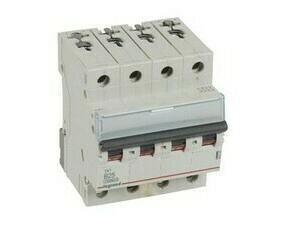 Jistič čtyřpolový LEGRAND 404156 TX3 4P B25 10000A