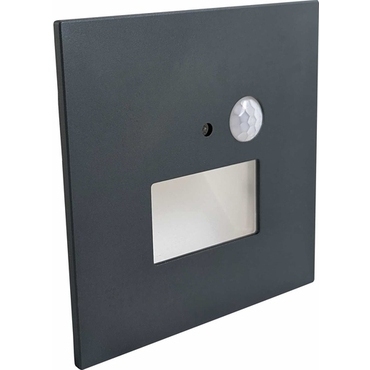 LED svítidlo orientační GREENLUX JACK PIR linkable Blue grey 1,5W CCT, senzor